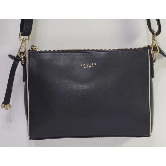 Radley London Women's Black Leather Crossbody Bag Adjustable Strap - Picture 4 of 14